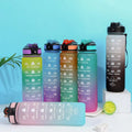 Fitness Sport Colorful Gym Gallon Tritan SK BPA Free Plastic Protein Air Motivational Water Bottle with Time Marker MegaBDM