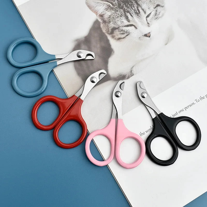 Stainless Steel Safe Portable Non-Slip Flexible Handle Soft Grip Design Dogs Cats Puppies Wholesale Card Packaging Pet Nail