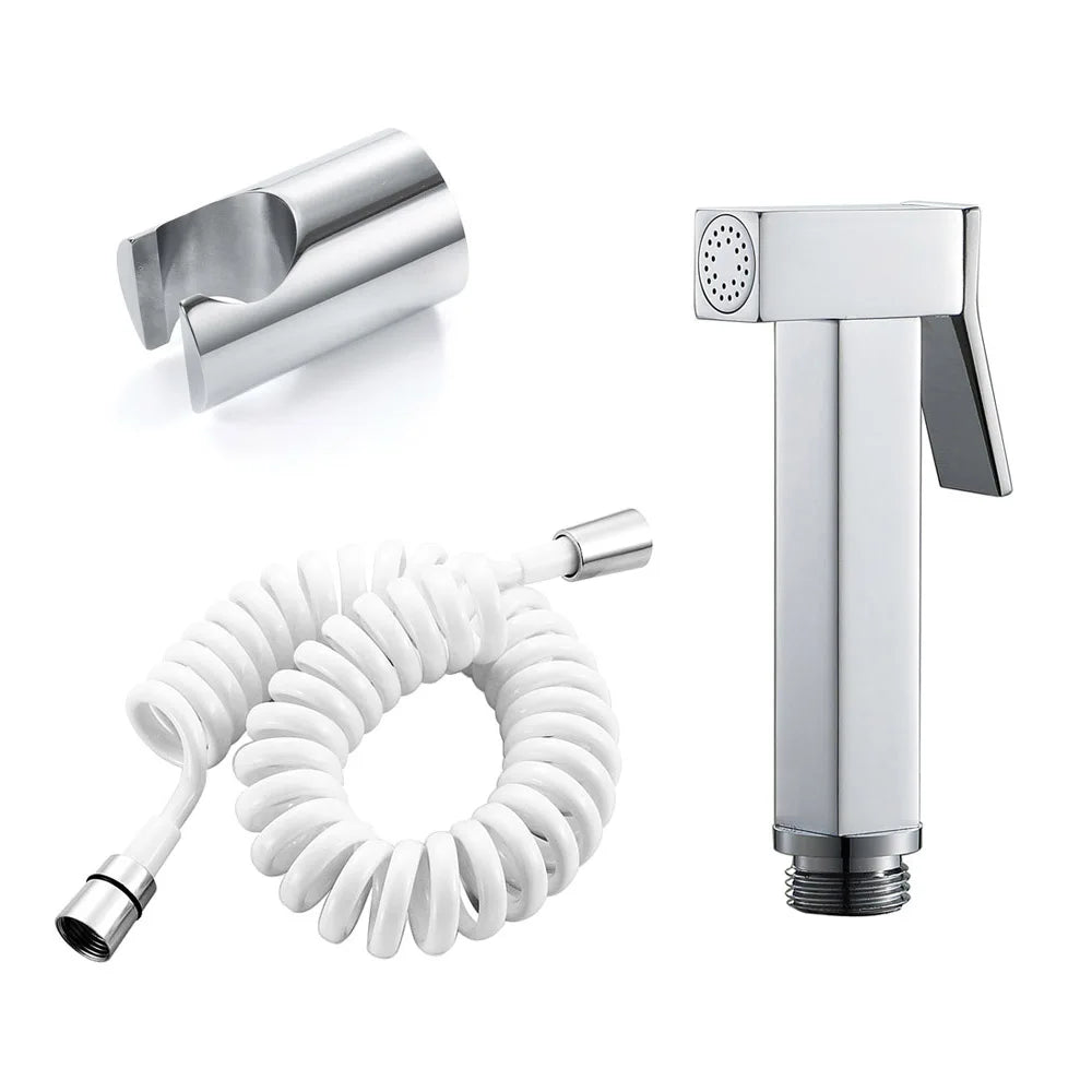 HONGDEC Bidet Shower Set Brass Bidet Spray Set Wall Mount Toilet Bidet Set