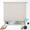Remote Motorized Blackout Window Roller Blinds Automatic Diy Smart Motorised Cordless Roller Blinds for Office