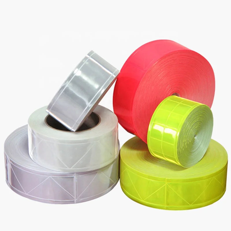 High Visibility Reflective PVC Tape for Stitching Plastic PVC Reflective Tape Reflective Material for Safety