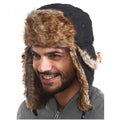 Sewingman B0093L Mens Winter Russian Waterproof Fur Trapper Trooper Hat With Earflap