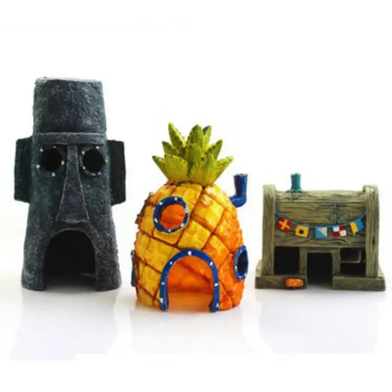 JR Fish and Shrimp Hide and Seek House Supplies Fish Tank Aquarium Landscaping Decoration