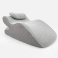 Soft Floor-to-Ceiling Bedside Lumbar Support Memory Foam Backrest Reading Pillow Knitted Polyester Eco-Friendly & Air-permeable