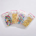 Wholesale Gold Silver Dreadlocks Hair Braid Cuff Hair Beads for Synthetic Braid Hair Decoration Accessories