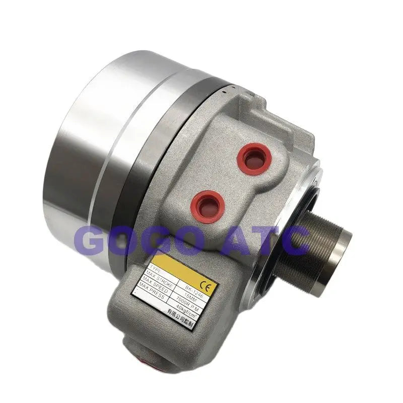 New BK-1246 Hollow Hydraulic Chuck Rotary Cylinder Three-jaw Chuck Cylinder Oil Pump Large Aperture Built-in Check Valve