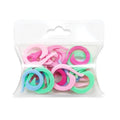20 Pieces Knitting Stitch Markers Crochet Colorful Knitting Ring Sewing Accessories Plastic Knit for DIY Handmade Crafts