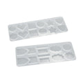 Drop Plastic Diy Mold love Round Hanging Plate square Shield Badge Cloud Silica Gel Abrasive