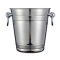 New IHCH IHCH-25217-9 304 Stainless Steel Classic Portable Large Capacity Ice Bucket with Bracelet Handle Party