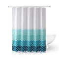 Modern High Quality Thicken Waterproof Heavy Weighted Machine Washable Fabric Bathroom Shower Curtain with Plastic Hooks