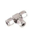 304/316 Stainless Steel  Tee Female Male Female Threaded 3 Way Tee Connector