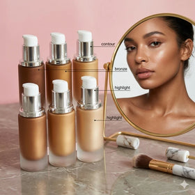 Liquid Highlighter Makeup Shimmer and Shine Ultra-Smooth Radiant Illuminator for Face Cheekbone Body Glow Bronzer Face Primer