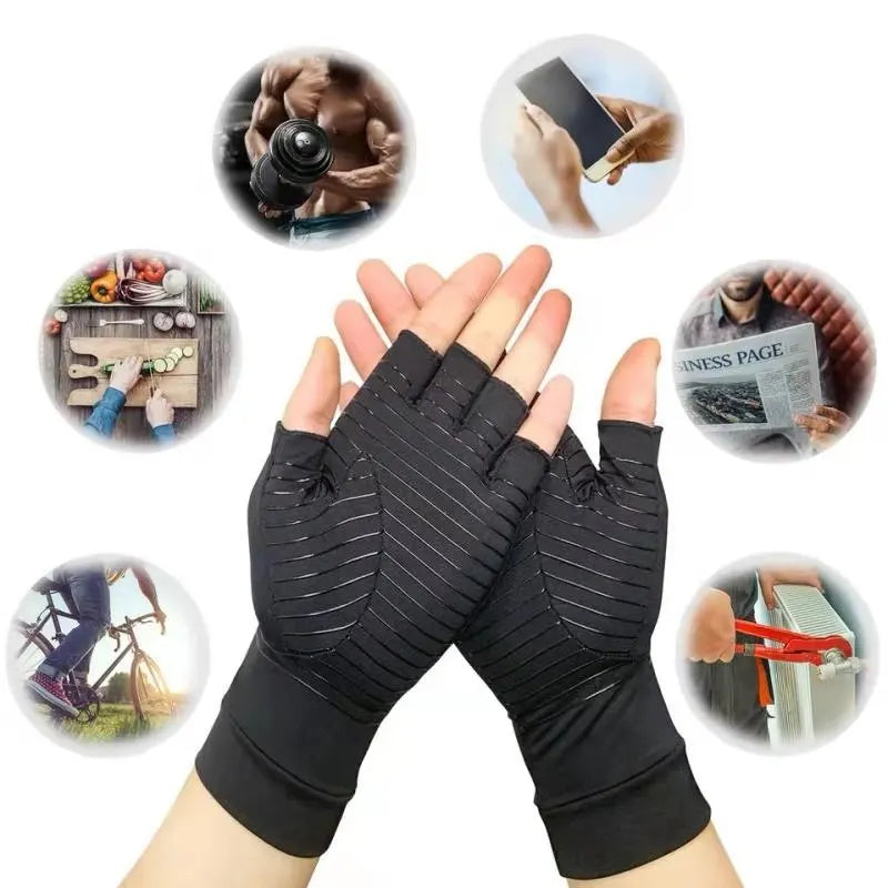 Arthritis Gloves Copper Infused Compression Glovesfitness Glovescycling Glovessports Gloves for Men Women