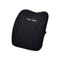 Customized Embroidery LOGO Memory Foam Car Back Support Cushion Ergonomic Lumbar Support Pillow