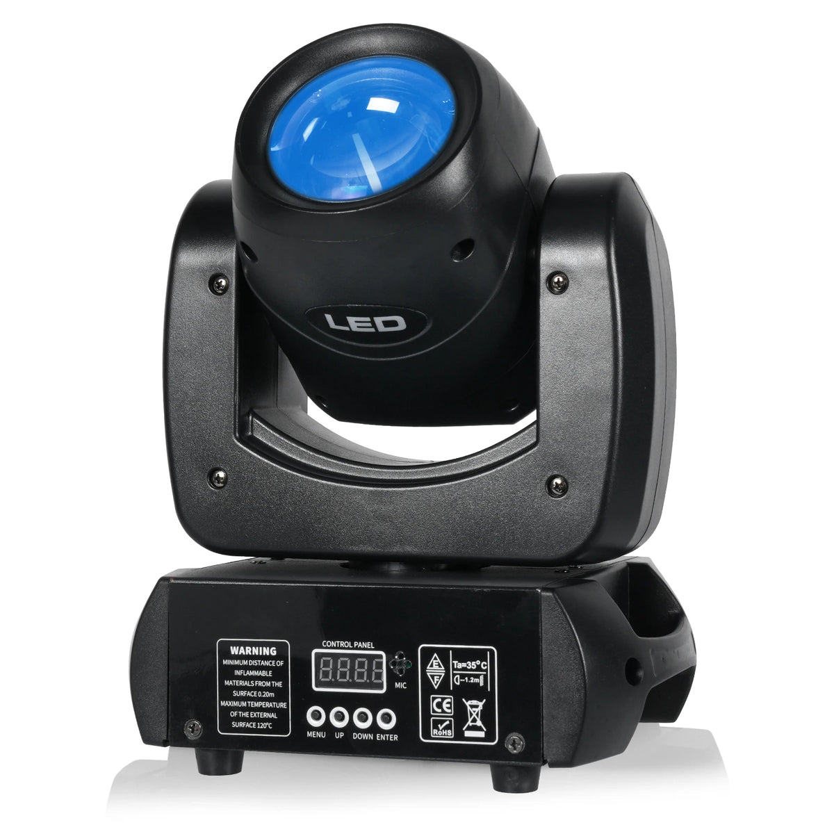100W LED Beam Gobo Moving Head Stage Light Dazzling Effect DMX for Club KTV Disco DJ Party Lighting MegaBDM