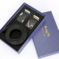 Men's Belt Leather Business Automatic Buckle Belt Gift Boxed Men Belt Luxury