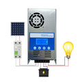 LCD Display 60A PWM Solar Charge Controller Automatic 12V 24V 36V 48V Max 24VDC PV Panel Solar Charger Home Tools CE/FCC