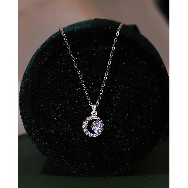 New Design 925 Sterling Silver Necklace Moissanite Necklace Moissanite Jewelry
