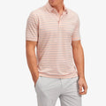 OEM Men's High Quality Casual T-Shirt Thin Stripe for Turtleneck Loose Fit Formal Shirts Oversized Anti-Shrink Knitted Fabric
