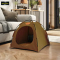 Wind Valley Hot Sale Outdoor Canvas Pet Camping Tent Waterproof Foldable Button Easy Removable Single Layer 2 Person Capacity