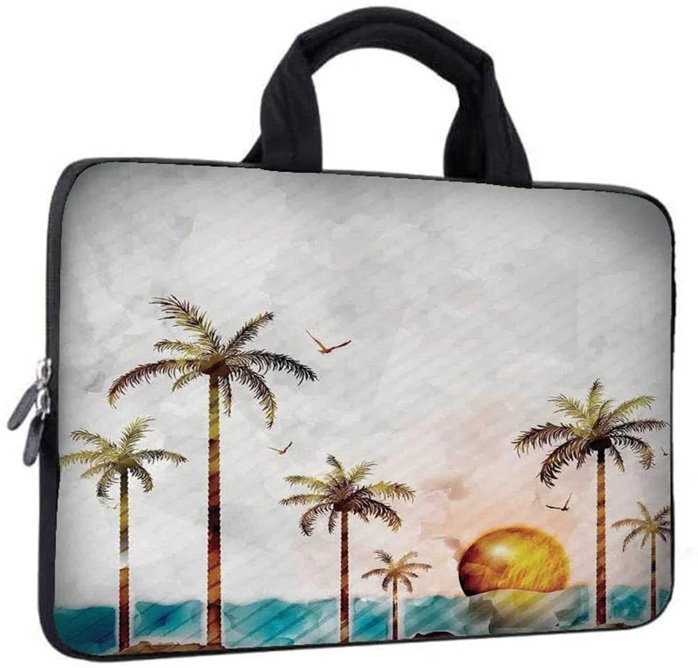 Colorful Printing Notebook Liner Case Neoprene Laptop Tote Bag for Mackbook Laptop Neoprene Sleeve Bag for 12/13/14/15/17 Inch