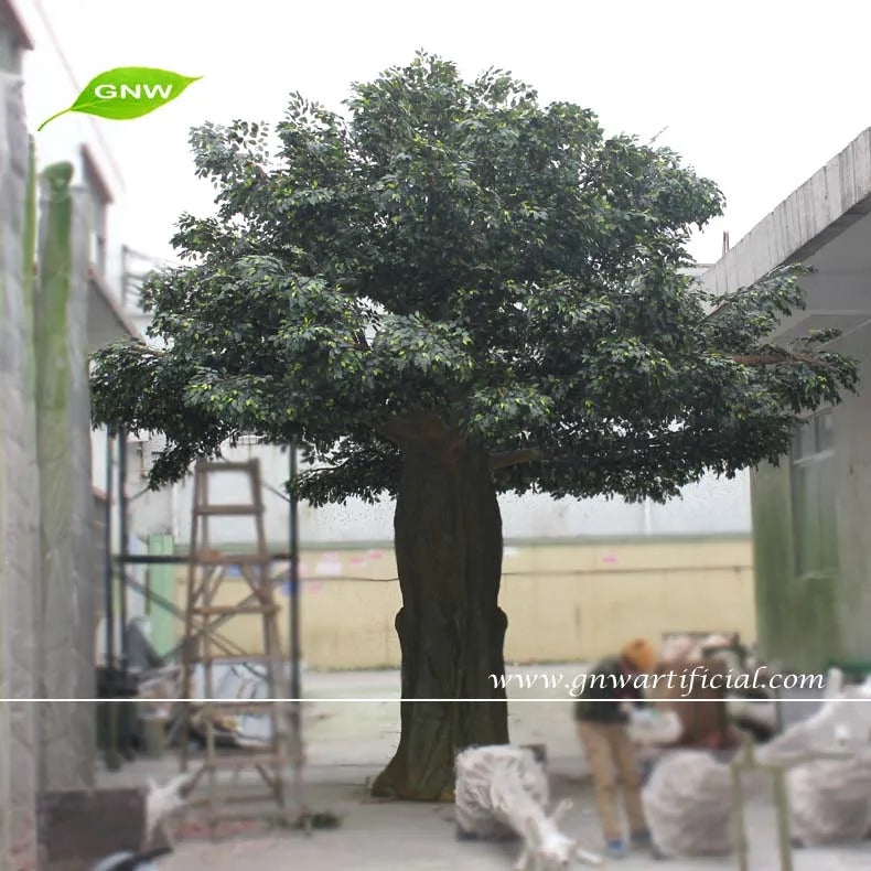 Green Ficus Plant Olive Artificial Tree for Interior Garden Home Decoration of Art Design