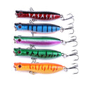 Wholesale Hot Sale 5g 6cm Fishing Popper Hard Plastic Simulated Fish Shape Vivid Fishing Lure