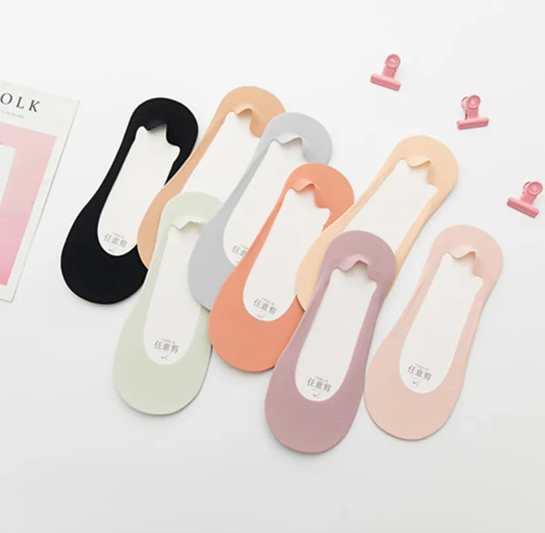 Cmax Top Sale Cheap Price Invisible Ice Silk Breathable No Show Socks Ultra Low Cut Liner Non Slip Hidden for Women