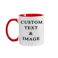Customizable 11oz 350ml Ceramic Tumbler Microwave and Safe Quality with Personalized Images or Text Interior Color Coffee Cup