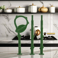 European Style Three-Tier Metal Cake Stand Zinc Alloy Fruit Plate Wedding Party Dessert Dim Sum Rack Hanger Disposable
