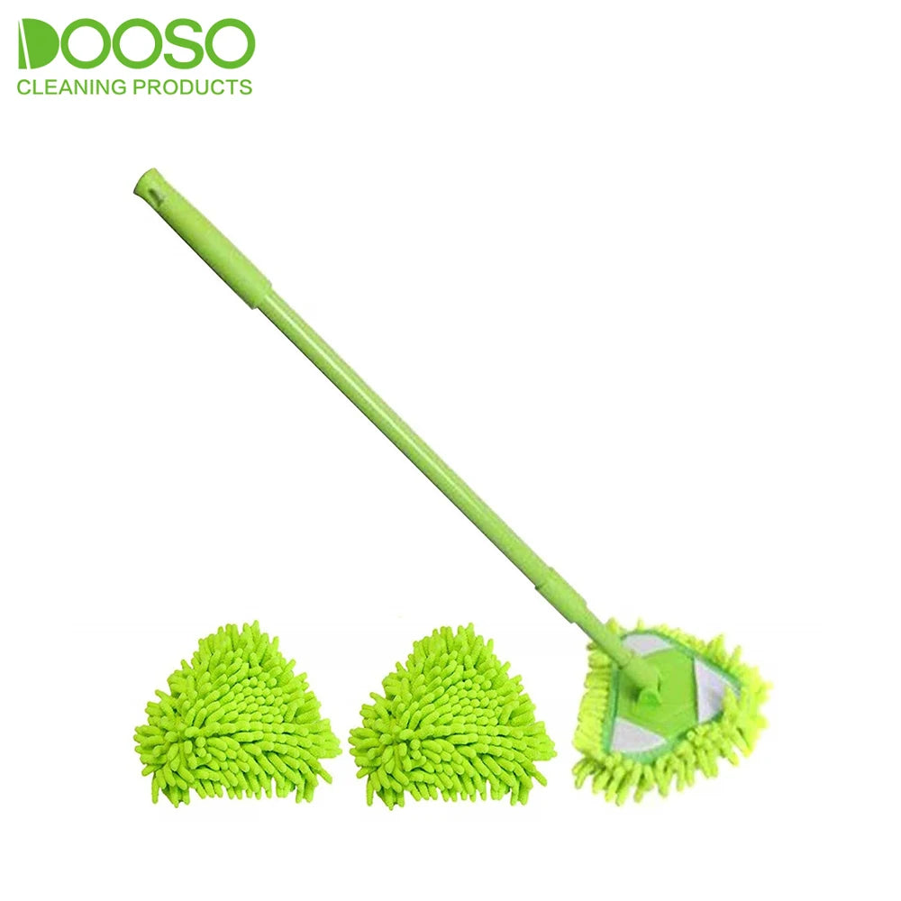 Mini Wall Mop for Washing Wall Triangle Dust Mop for Small Space Cleaning Swifters for Wood Floor