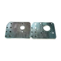 Custom Laser Cut Aluminum Stainless Steel Thick Plate Precision CNC Machining Motor Mounting Plate Adapter Flange Plate Bending