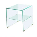 Modern Minimalist Multi-Function Tempered Glass Non-Foldable Coffee Table for Home Villa Hotel Living Room Furniture