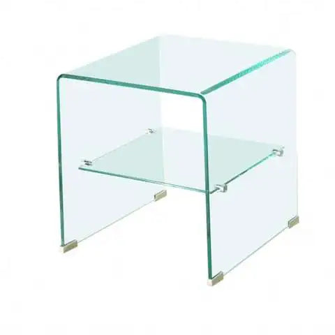 Modern Minimalist Multi-Function Tempered Glass Non-Foldable Coffee Table for Home Villa Hotel Living Room Furniture