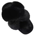2024 Autumn Cross Fluffy Plush Memory Foam EVA Sole Fur Home Indoor Shoes Girls Ladies Warm Cloud Slides Slippers for Women