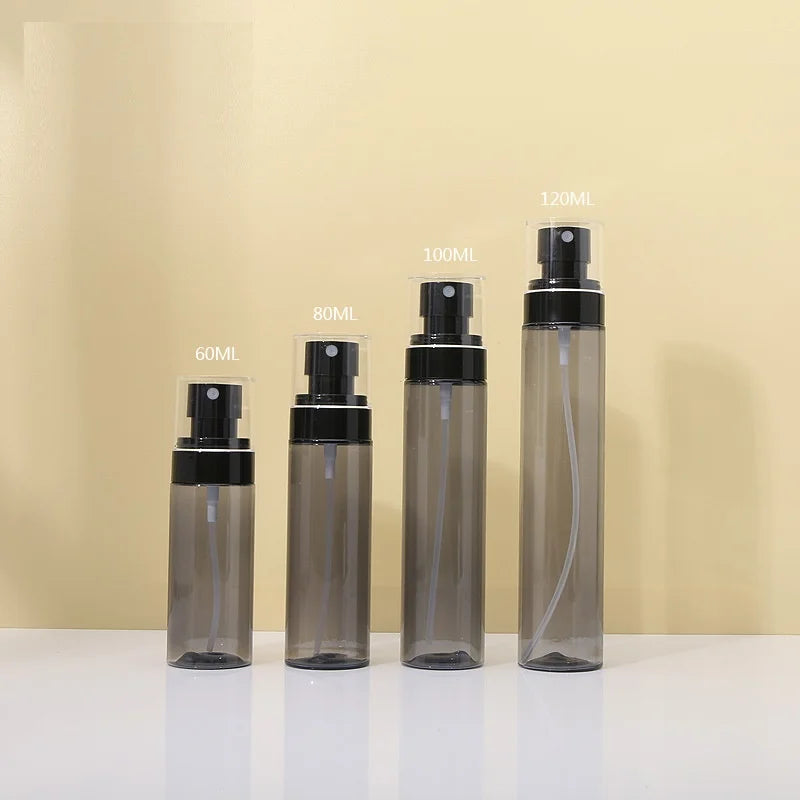 Custom Empty 60ml 80ml 120ml PET Plastic Fine Mist Body Spray Bottle for Cosmetics Skincare Smiggle Custom Empty Plastic Bottle