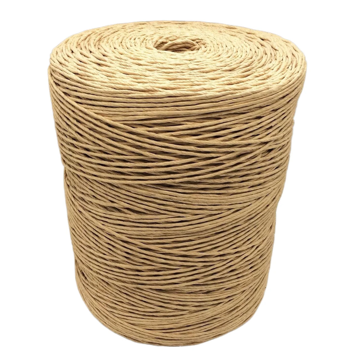 2kg Spool 3mm Single Strand Twisted Craft Color Paper Raffia Twine Paper Rope Paper Cord for Packaging