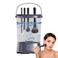 Portable Automatic Cosmetic Brush Cleaner Machine Makeup Brush Cleaning Tool Puff Sponge Egg-Convenient Makeup Tools Cleaner