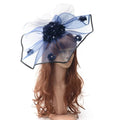 High Quality Hair Accessories Church Hats and Fascinator Deluxe Broach Flower Fascinator for Women