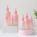 5ml 10ml 15ml 20ml 30ml 50ml 100ml Pink Empty Essential Oil Dropper Bottle Skincare Lotion Serum Glass Cosmetic Packaging