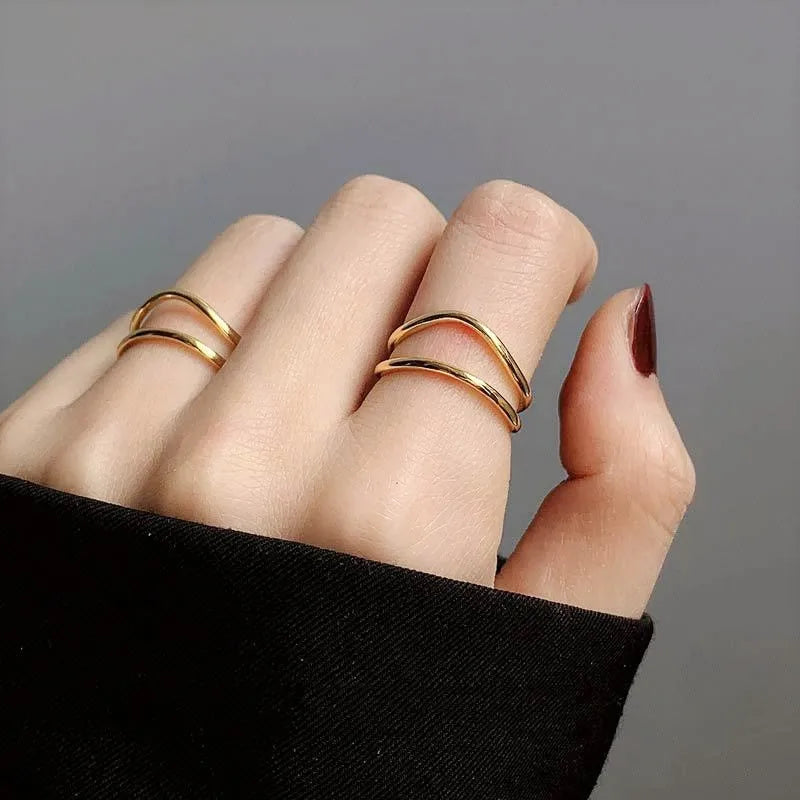 Wholesale Fashion Alloy s 925 Non Tarnish Adjustable Rings