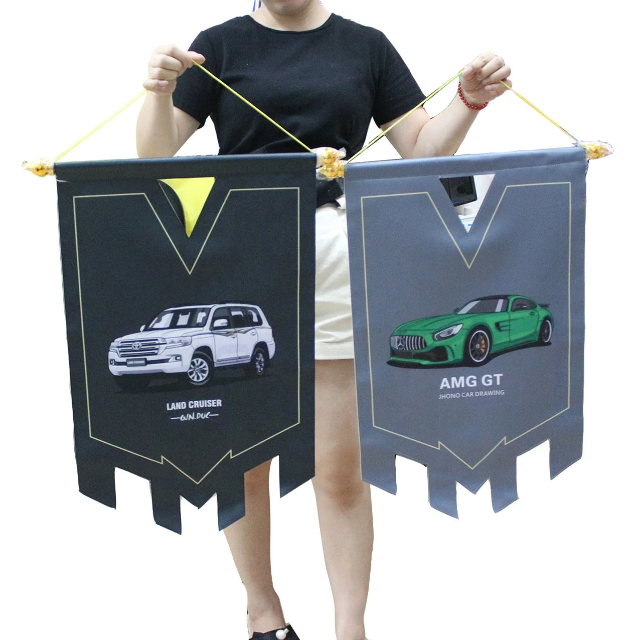 20x30cm Sports Game Flag Hanging Tassel Pennant Argentina Croatia France Morocco Hanging Pennant Customized Club Flags