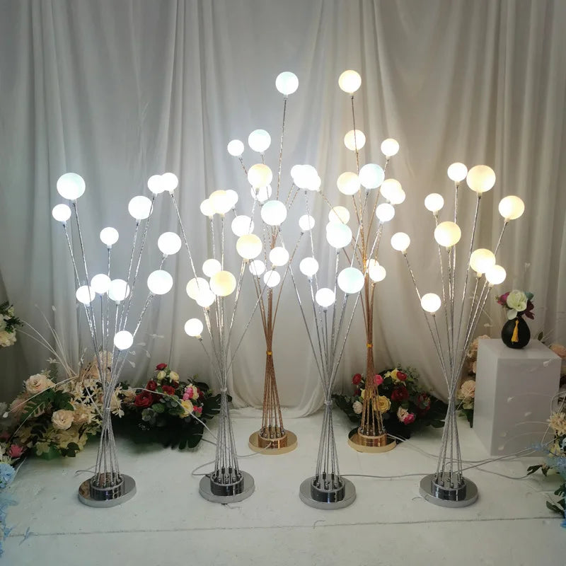 Metal Props for Road Stage Backdrop for Wedding Events Party Decorations Lights Tree Ball Terrace Lamp Aisle Decoration
