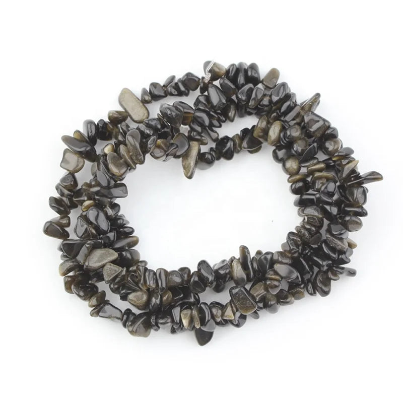 Wholesale Natural Golden Obsidian Crushed Reiki Irregular Shaped Healing Crystal Chips Tumbled Stones