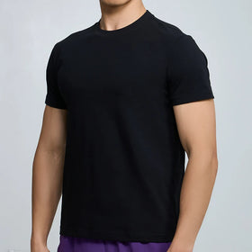 Sorona Fabric Tshirts Men Breathable Gym Shirt Blank Plain Custom Embroidery Printing Logo Quick Dry Sports T Shirt