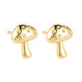 Fashion Cute Minimalist Jewelries 18K Gold Plated Sterling Silver Stud Earrings Women