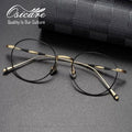 Luxury Brand Vintage Designer Metal Lentes De Hombre Oftalmicos France Glasses Men Spectacle Titanium Optical Eyeglasses Frames