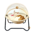Manufacturer Wholesale Comfortable Handmade Trampoline Elevated Pet Furniture Detachable Breathable Cat Hammock
