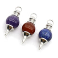 Natural Amethyst Healing Stone  Red Agate Crystal Pendant Spirit Meditation Pendulum of the Spirit