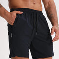 Running Polyester Quick Dry Athletic Shorts Men Gym Active Shorts Summer Men Oversize Black Fitness Shorts